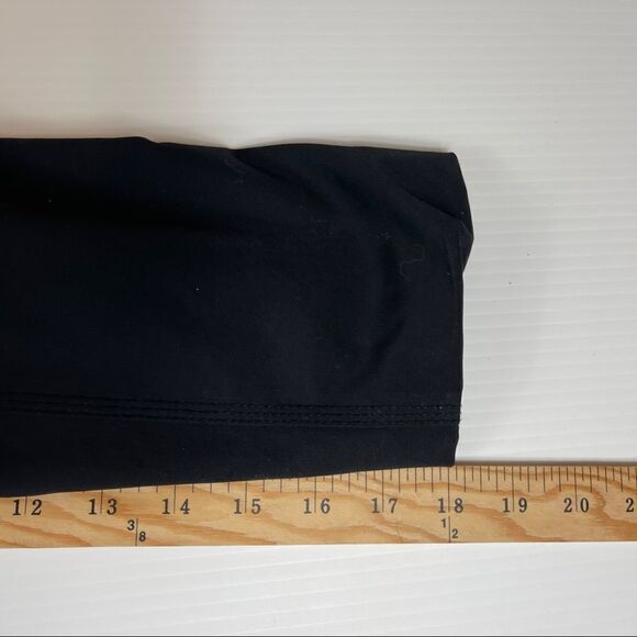 New York & Company Trench Coat Black Rain Coat Women's Small - Picture 10 of 11
